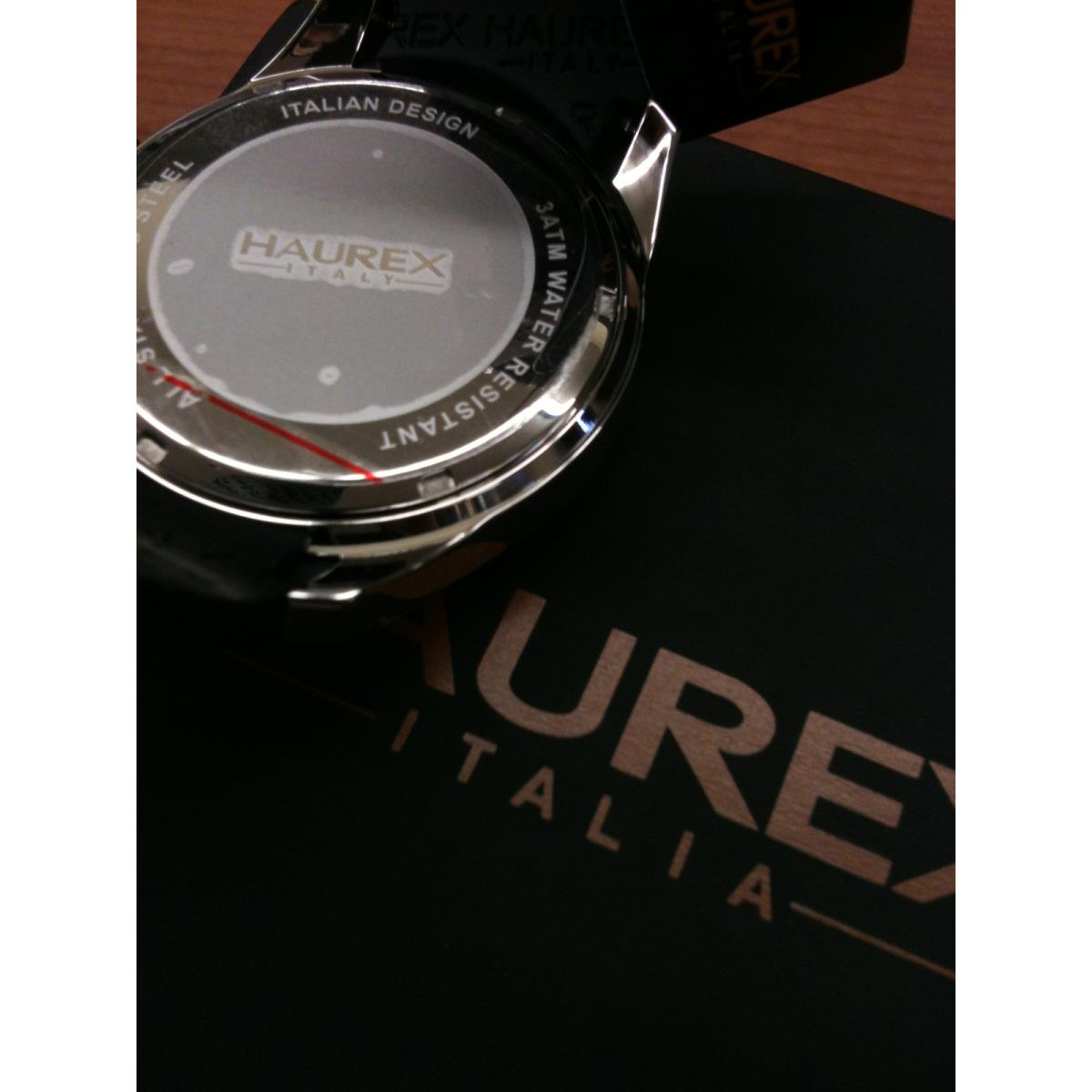 Haurex Men`s 3A501UNN Magister Round Stainless Steel Day Retrograde Date  Watch | Fash Brands