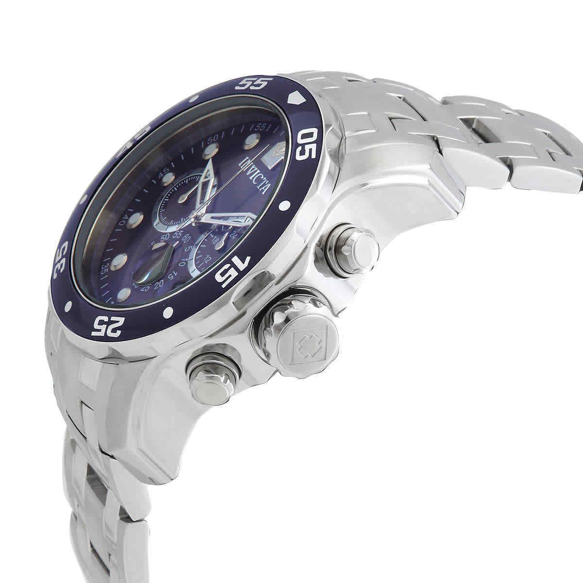 Invicta Pro Diver Chronograph Blue Dial Men`s Watch 0070