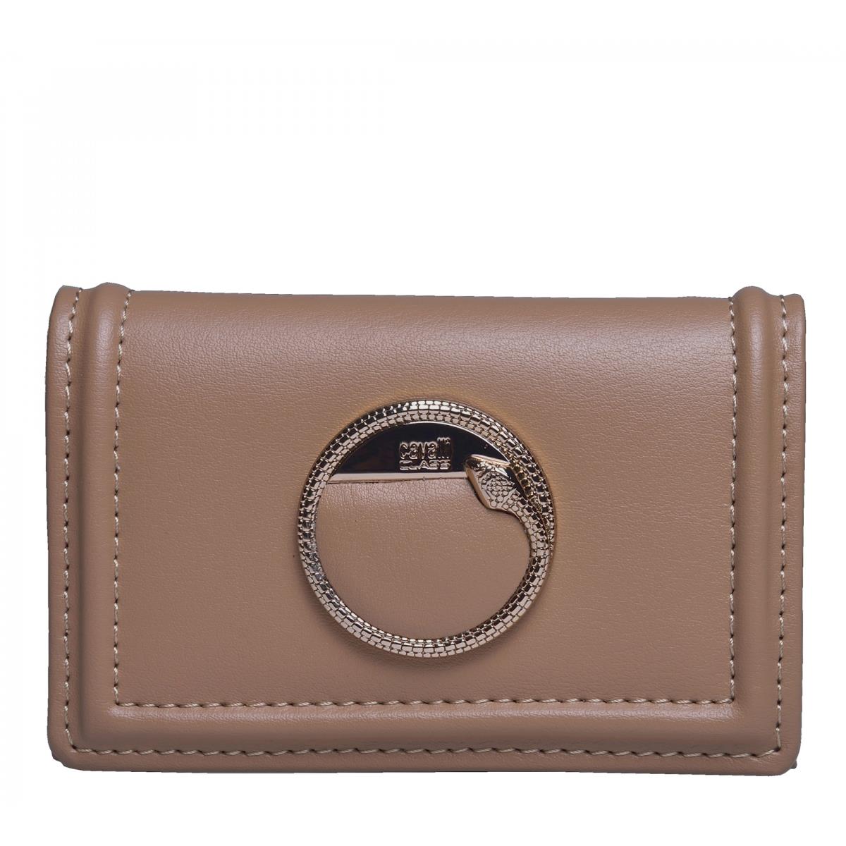 Roberto Cavalli Class Bel Air Card Case 762 Beige