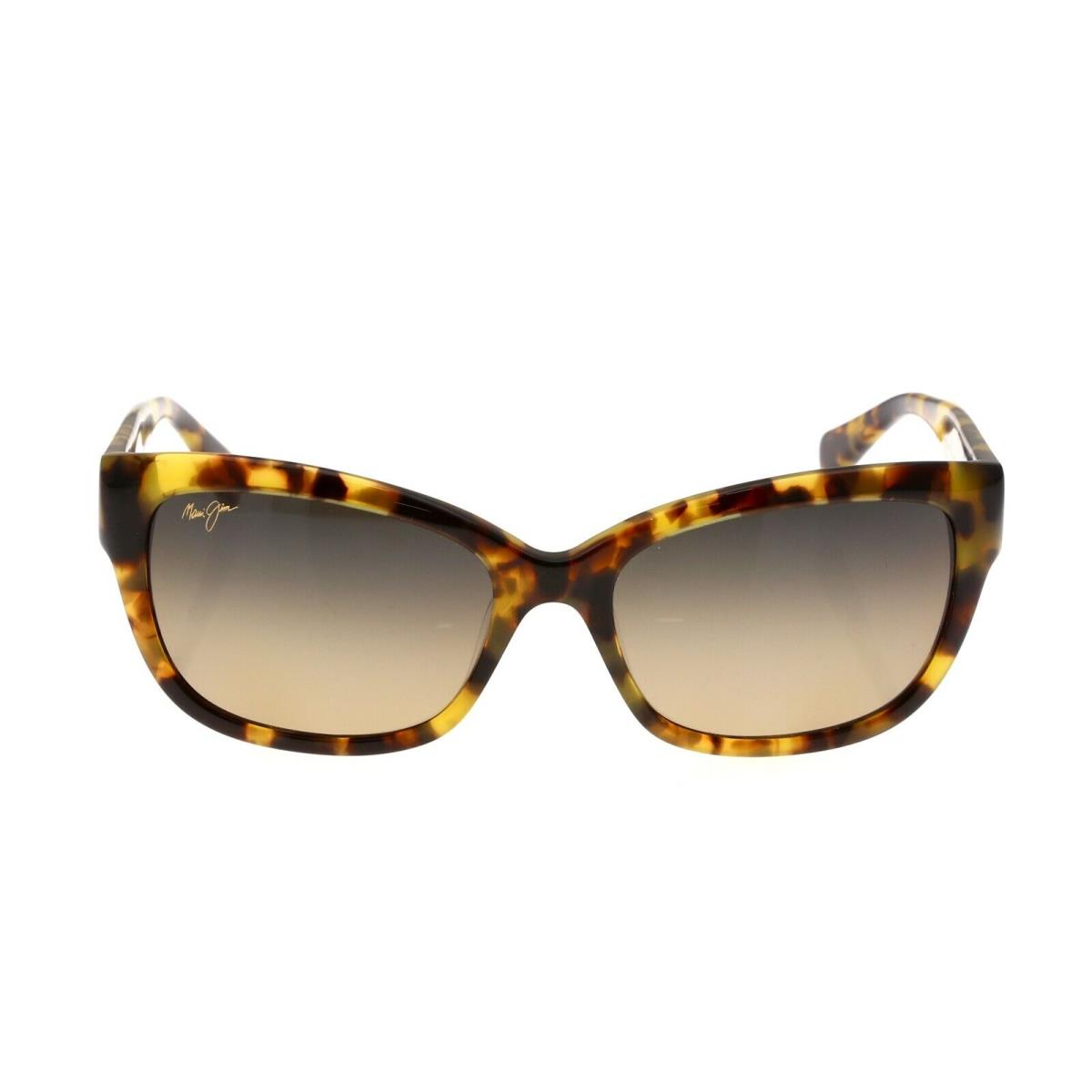 Maui Jim MJ768-10L Plumeria 55-17-135 Polarized Cat Eye Sunglasses 1112