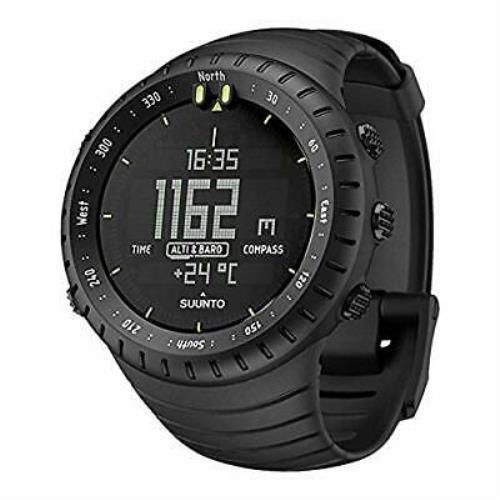 Suunto Core SS014279010 All Black Military Dual Time Alarm Mens Outdoor Watch