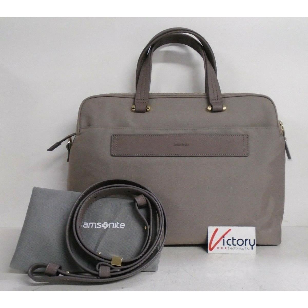 Samsonite Zalia Organized Bail Handle 14.1 Laptop Bag Beige - 74555-1030