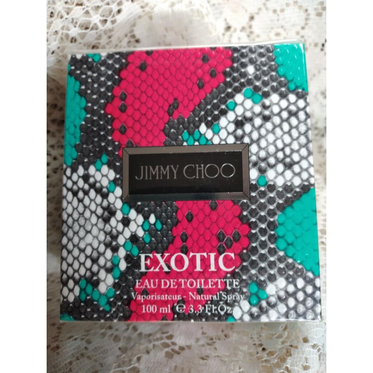 Jimmy Choo Exotic 2015 Edt Perfume For Women 3.3 Box Ltd. Edition Rare