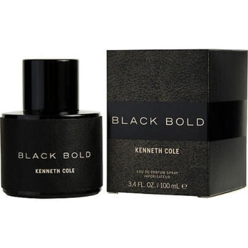 Kenneth Cole Eau De Parfum Spray Black Bold 3.4 Fl oz