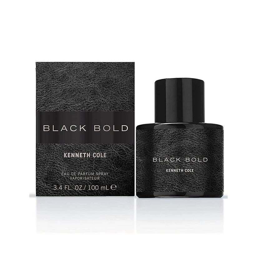 Kenneth Cole Black Bold Edp Spray Mens Fragrance 3.4 Oz Spicy Sweet Scent