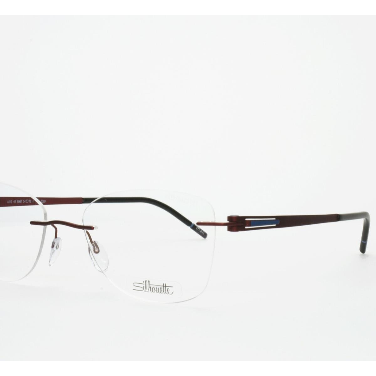 Silhouette Rimless Eyeglasses 54mm 4419 40 6062 54-19-150