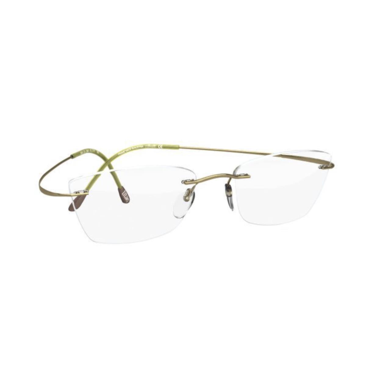 Silhouette Rimless Eyeglasses Titan Minimal Art Must 5515 CX 5540 51 Moss Frames