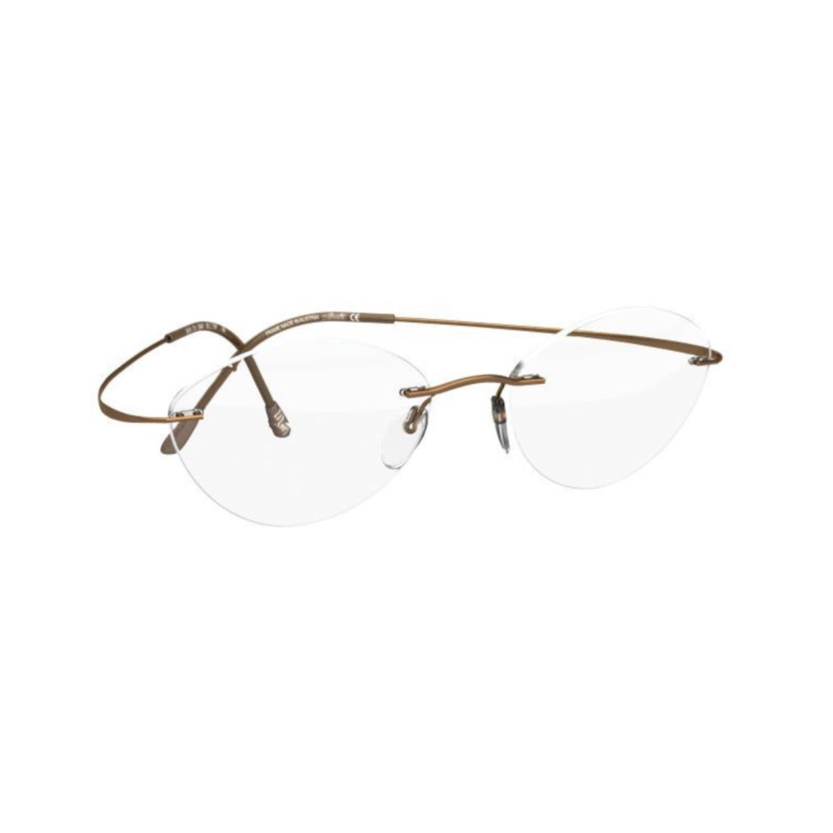 Silhouette Rimless Eyeglasses Titan Minimal Art Must 5515 CV 8540 50 Gold Frames