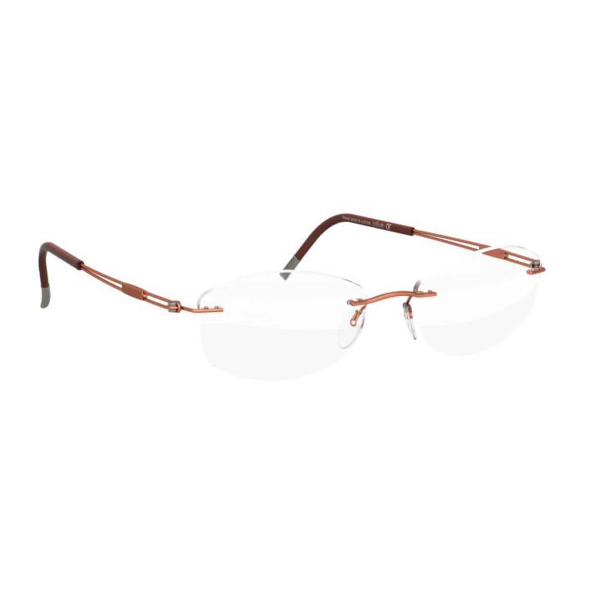 Silhouette Eyeglasses 5521 FD 2540 Titan Next Generation Orange Titanium Frame