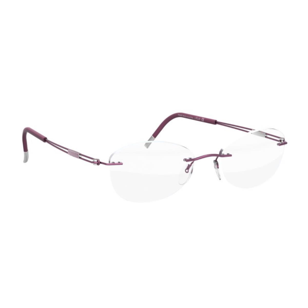 Silhouette Eyeglasses 5521 FE 4040 48 Titan Next Generation Pink Titanium Frames