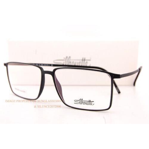 Silhouette Eyeglass Frames Urban Lite Fullrim 2919 9040 Pure Black Men