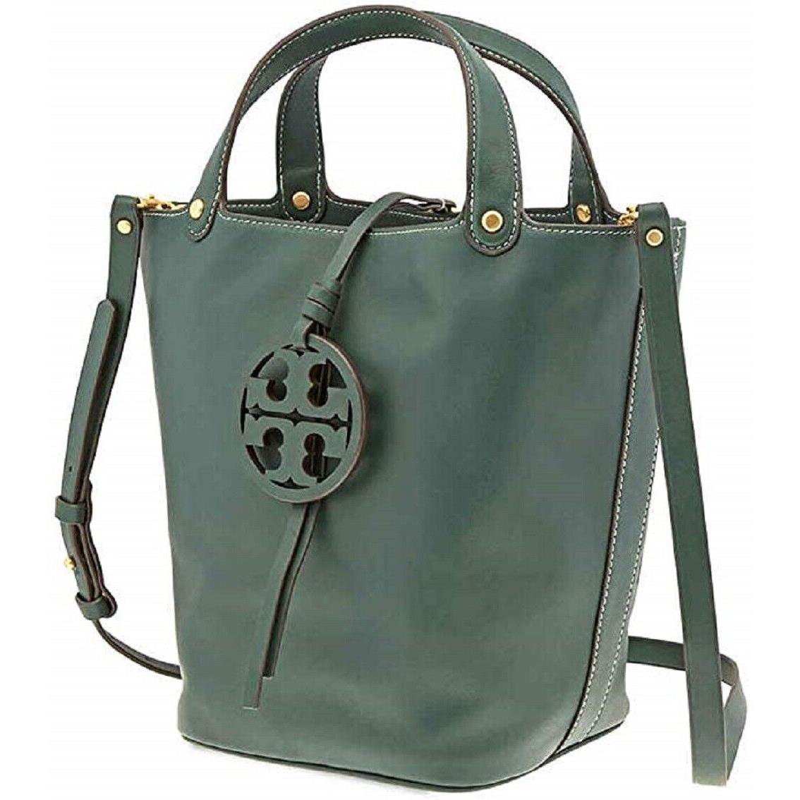 Tory Burch Women`s Miller Bucket Bag Malachite - Green(Malachite) Exterior
