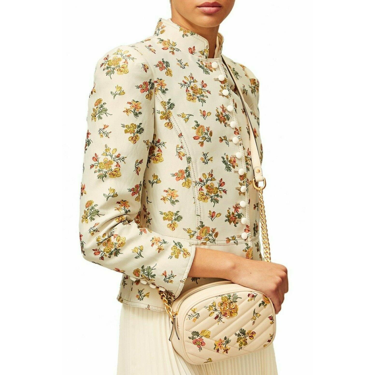 kira chevron floral camera bolsa
