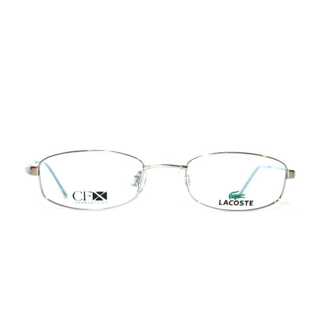 Titanium Lacoste LA12202 SI Silver Flexible Eyeglasses 47-19-135 Japan