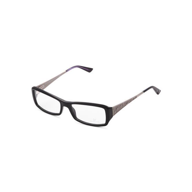 Swarovski Made In Italy Optical Frame Black/crystal Accents