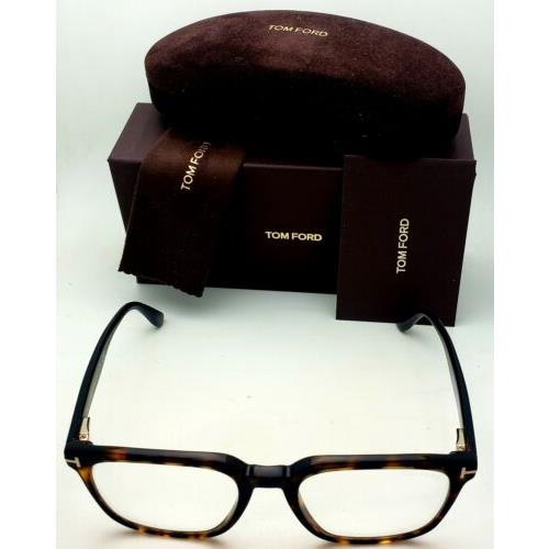 Tom Ford Eyeglasses TF 5626-B 052 53-19 Tortoise Frames w/ Blue Block  Lenses - Tom Ford eyeglasses - 017765062754 | Fash Brands