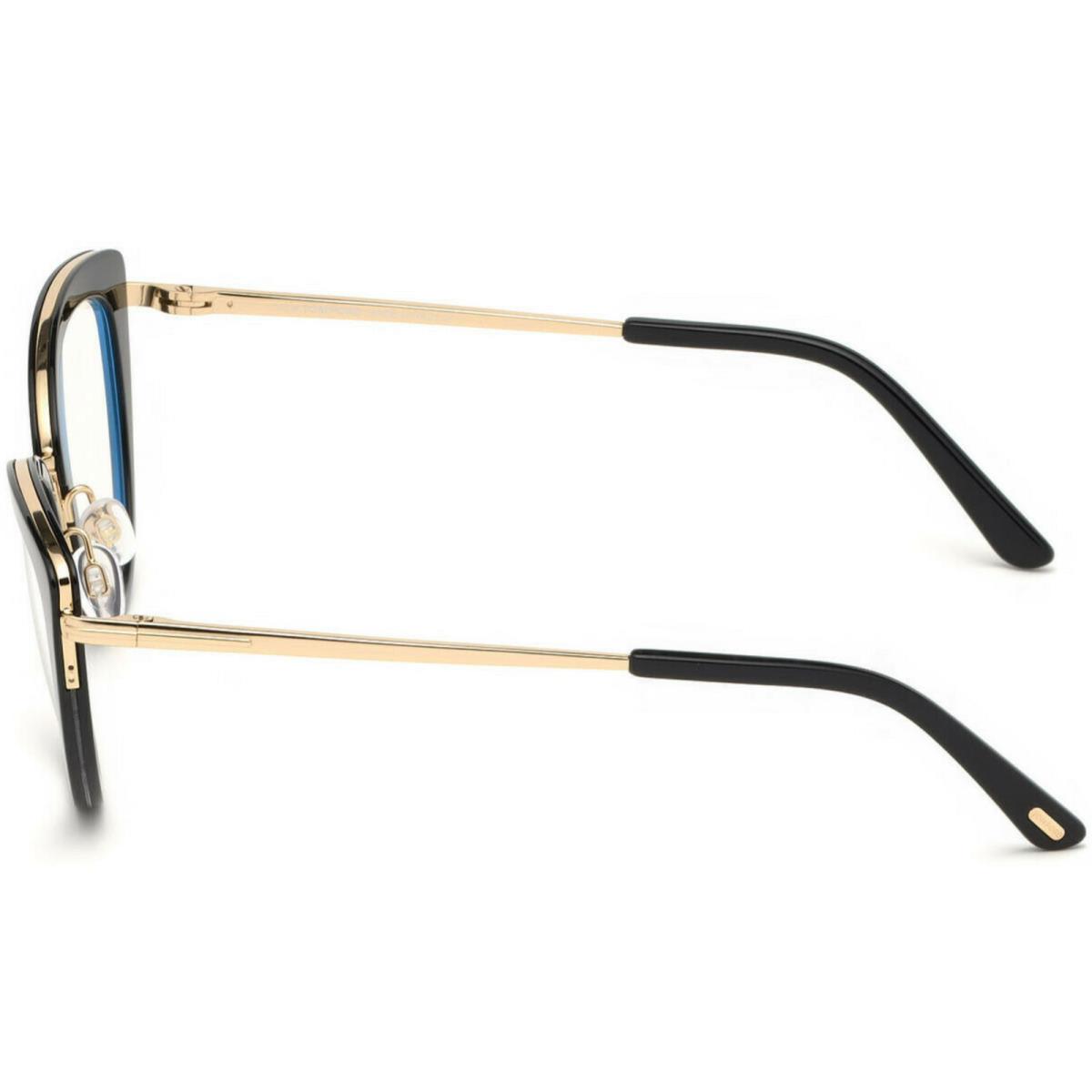Tom Ford eyeglasses  - Black & Gold , Black / Gold Frame, Clear Demos with Logo Lens