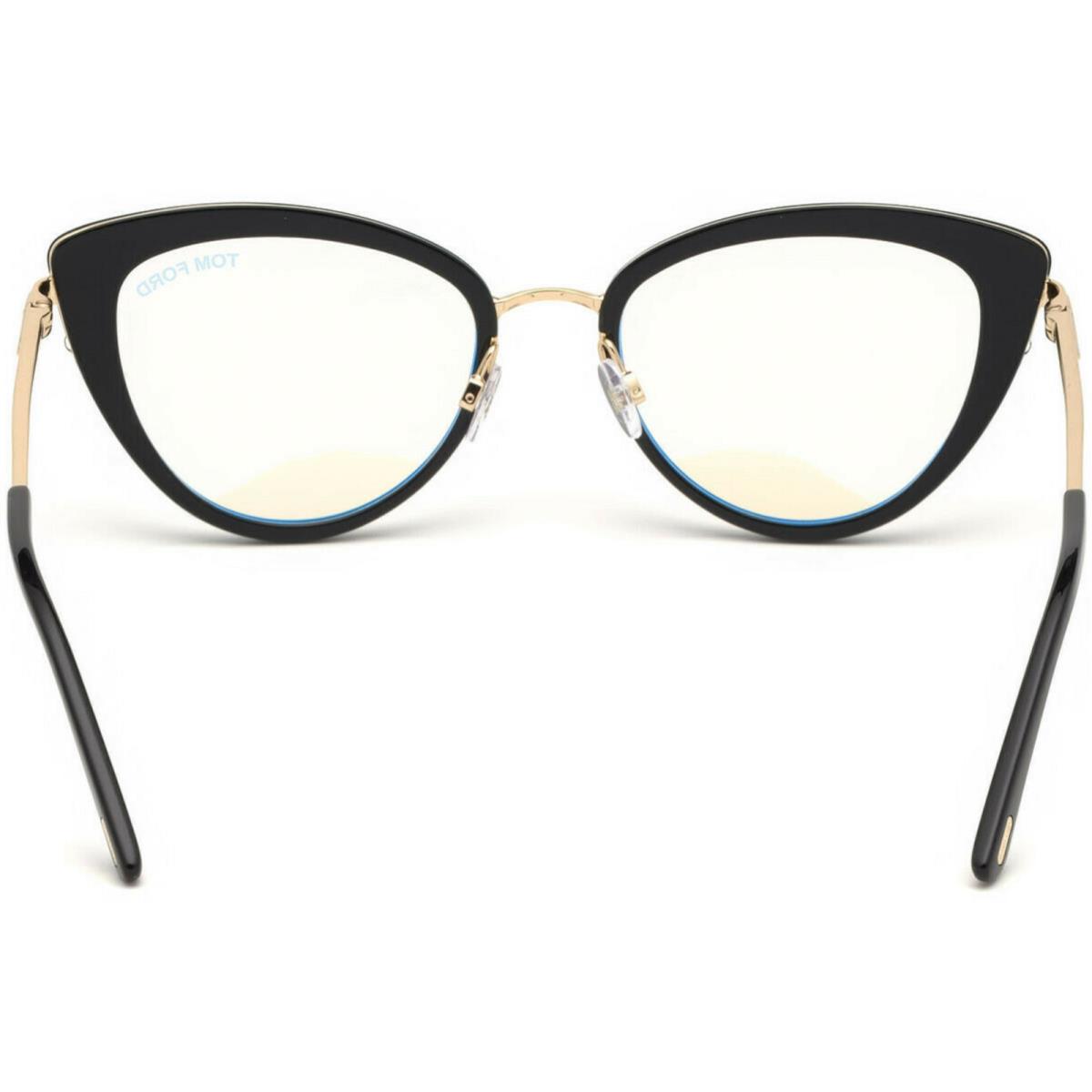 Tom Ford eyeglasses  - Black & Gold , Black / Gold Frame, Clear Demos with Logo Lens