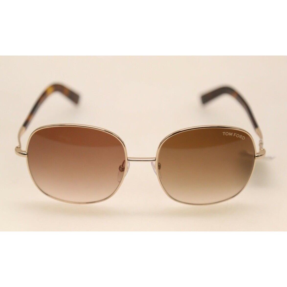 Tom Ford Georgina FT0499 TF499 28F Gold-havana/brown Gradient Sunglasses  284 - Tom Ford sunglasses - 077664655648 | Fash Brands