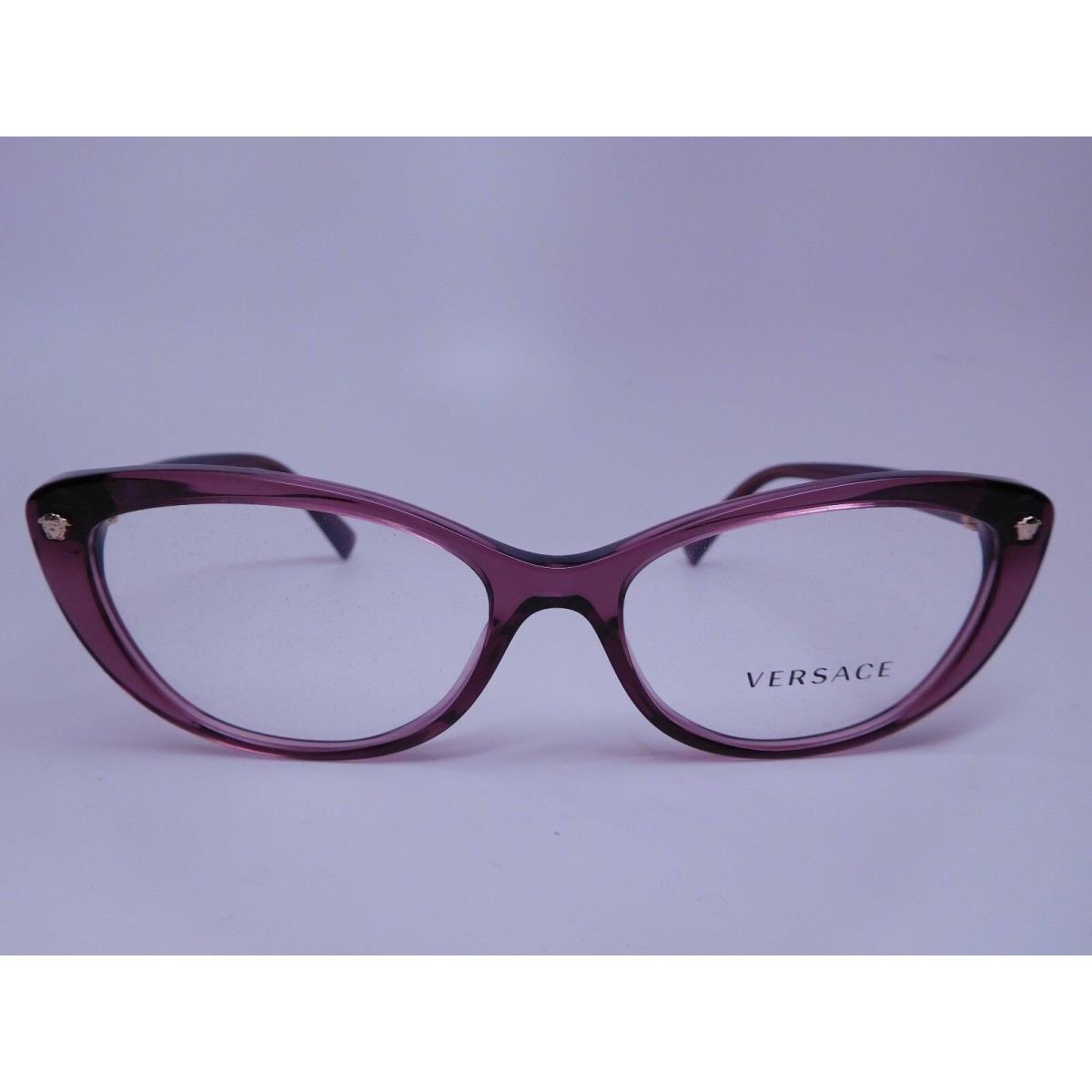 Versace Mod.3258 Eyeglasses Size 53-16-140 Color 5268 Women`s Made in Italy