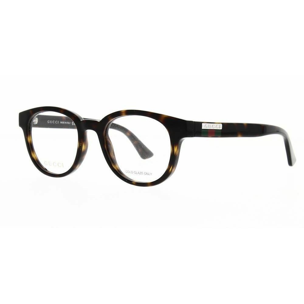 Gucci Men Eyeglasses GG0769o-002 Havana Frame Clear Lenses ...