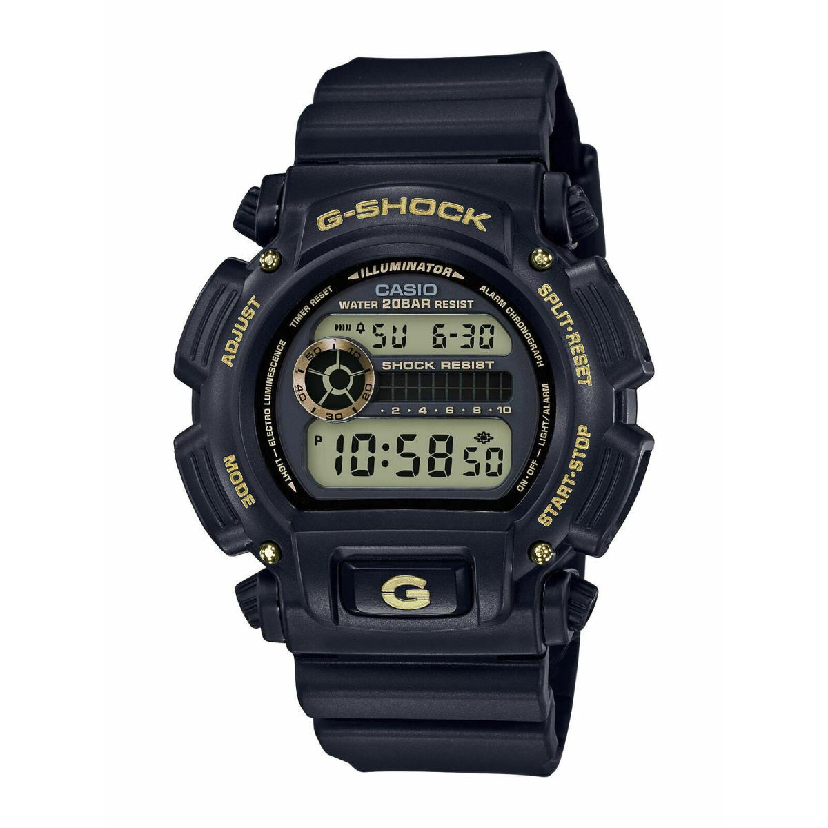 Casio DW9052GBX-1A9 G-shock Chronograph Watch Resin Band Alarm 200 Meter WR