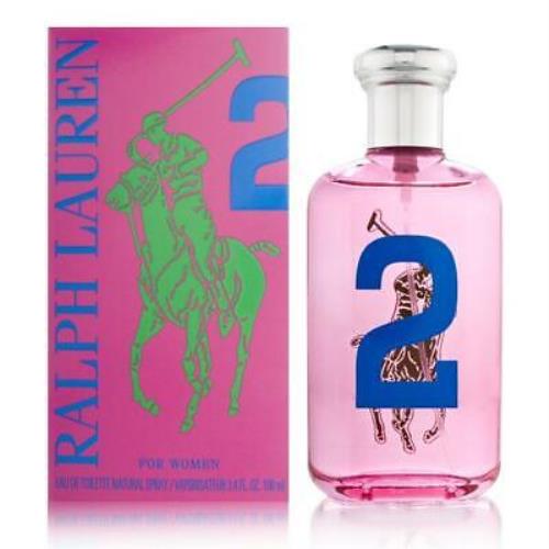 Polo Big Pony 2 Pink Ralph Lauren 3.4 oz / 100 ml Edt Women Perfume Spray