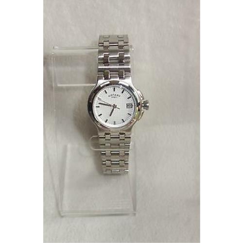 Rotary Women`s Stainless Steal White Dial Watch