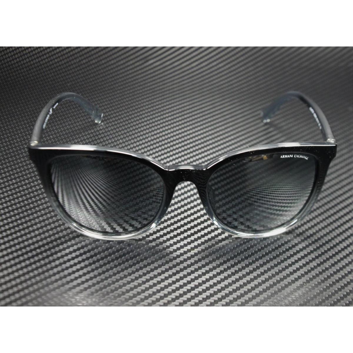 Armani Exchange AX4077SF 82556G Black Smoke Grey Mirror 56 mm Women`s Sunglasses