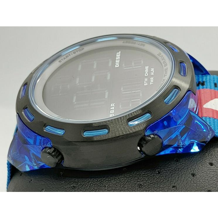 Diesel watch CRUSHER - Blue Dial, Blue Band, Black Bezel 0