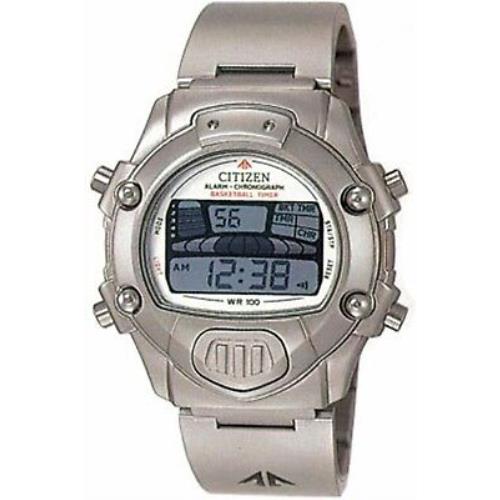Citizen ME2000-50B Promaster Alarm Chronograph Junior Size Case 36.5 mm 100m WR
