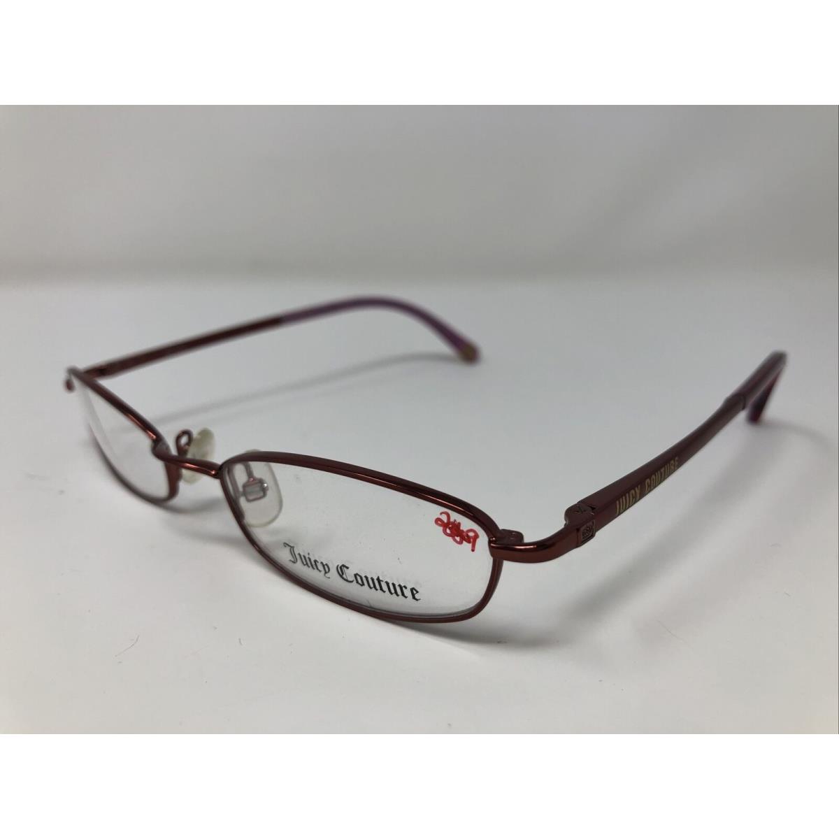 Juicy Couture Eyeglasses Frames Farah 01Z1 48-18-130 Red Full Rim R473