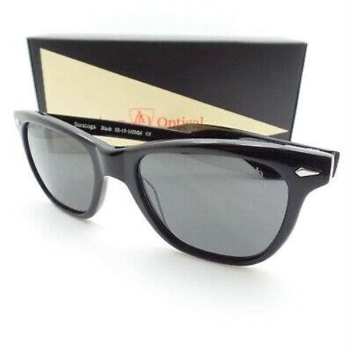 AO American Optical Saratoga Black Grey Polarized Nylon Sunglasses