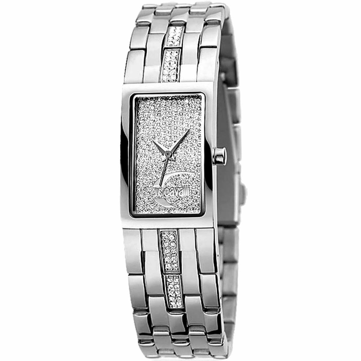 Just Cavalli Analog Silver Dial Women`s Watch - R725314351 - Stainless Band