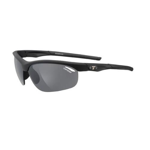 Tifosi Veloce Sunglasses Interchangeable Lenses Z87.1 Matte Black - Smoke, AC Red, Clear