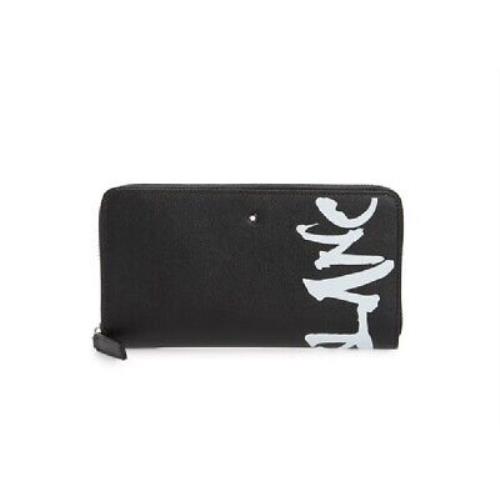 Montblanc 124139 Black Sartorial Wallet 12CC Calligraphy Zip Around Box