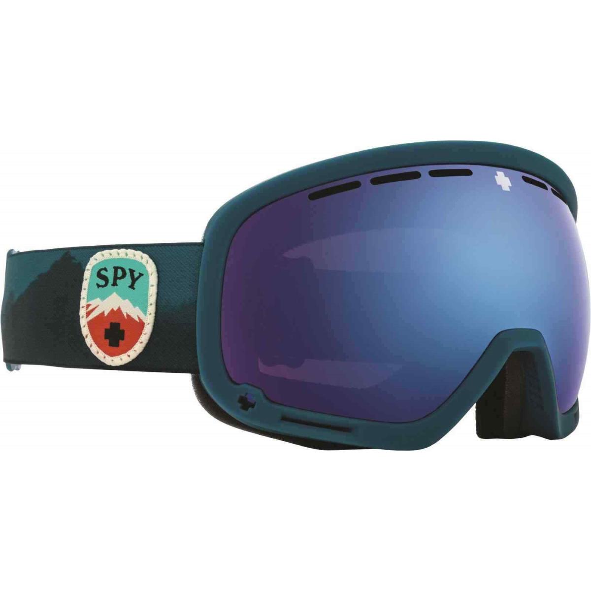 Spy Optics Marshall Trailblazer Blue Goggles HD Plus Rose w/ Dark Blue Spectra