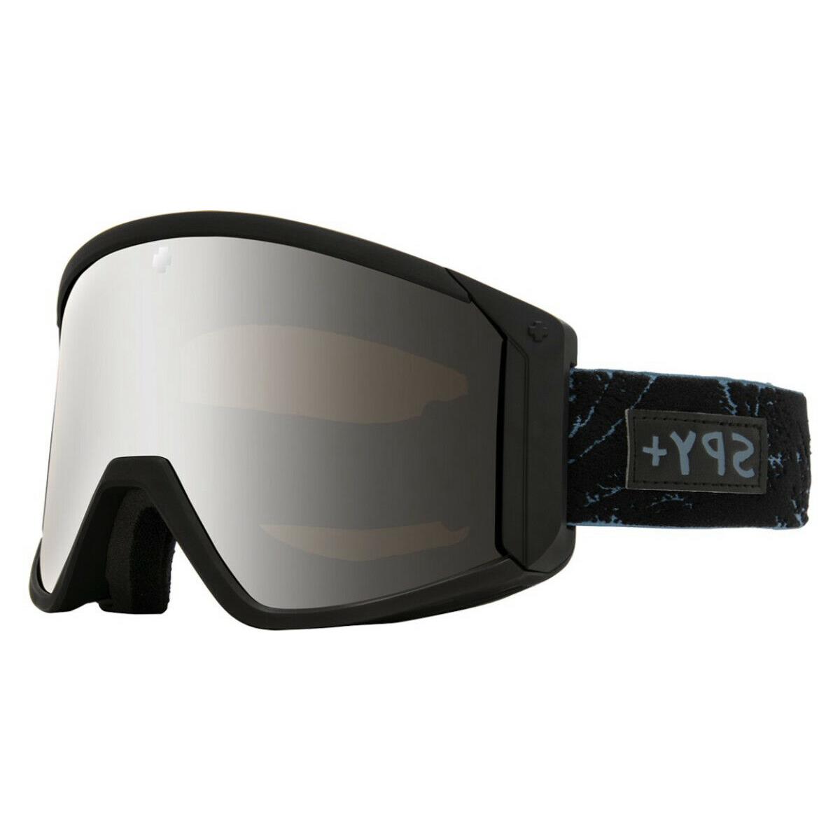 Spy Optics Raider Glacial Goggles Black HD Bronze w/ Silver Spectra Mirror HD