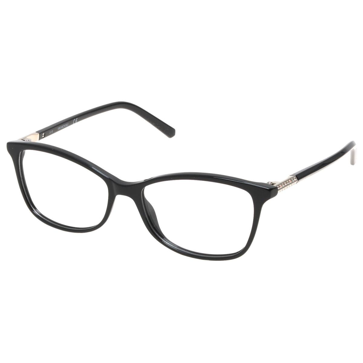 Swarovski SW5239 001 Black Plastic Cat Eye Eyeglasses Frame 53-15-140 SK5239