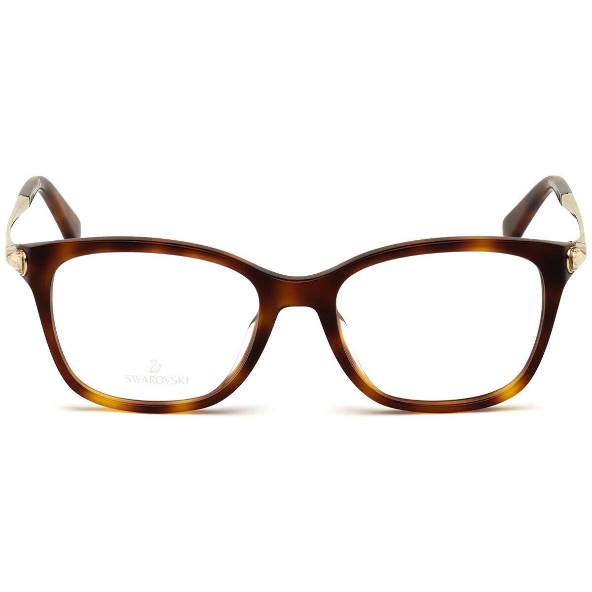 Swarovski SK5350 052 Tortoise Gold Cat Plastic Eyeglasses 53-16-135 SW5338