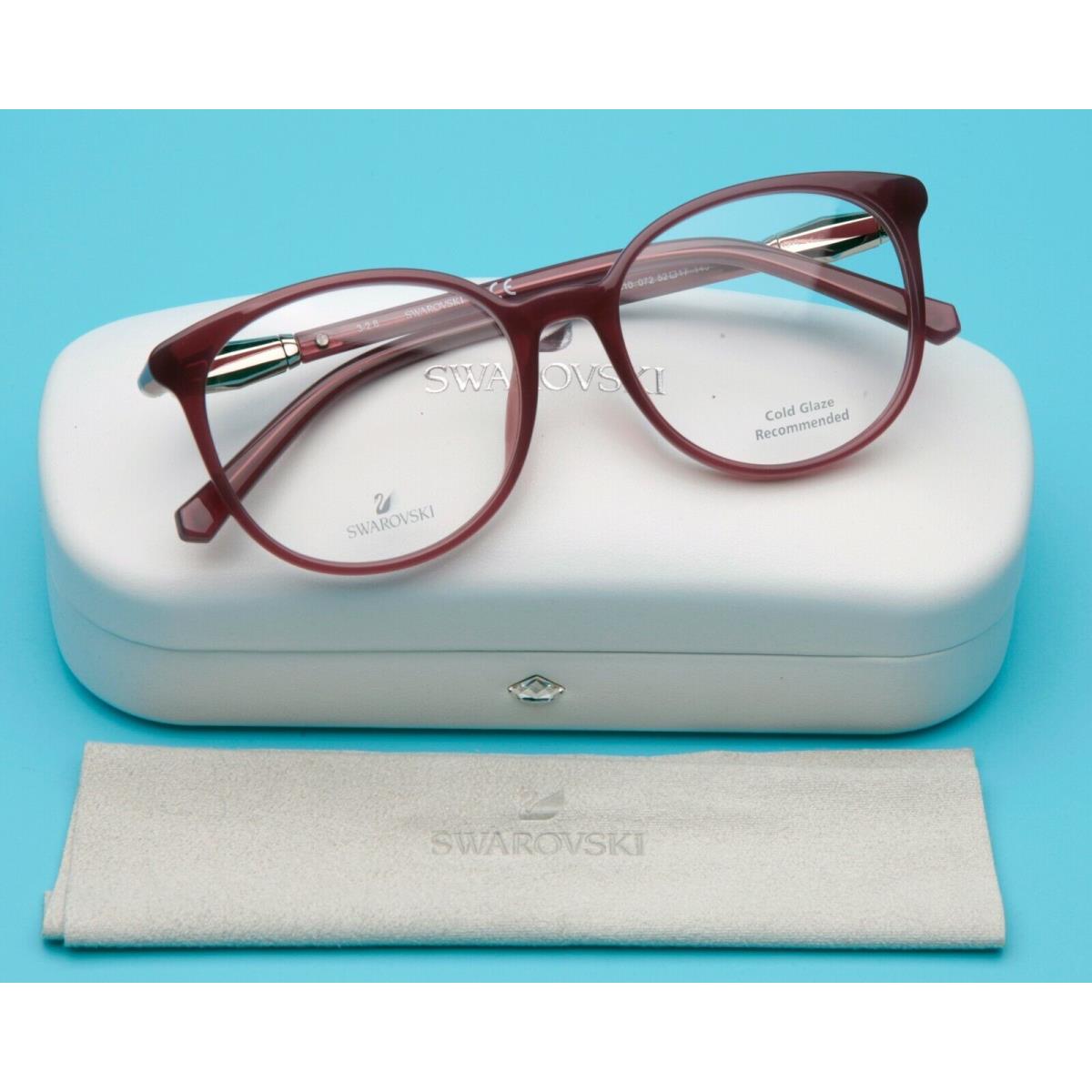 Swarovski SK 5310 072 Cherry Eyeglasses 52-17-140mm B46mm