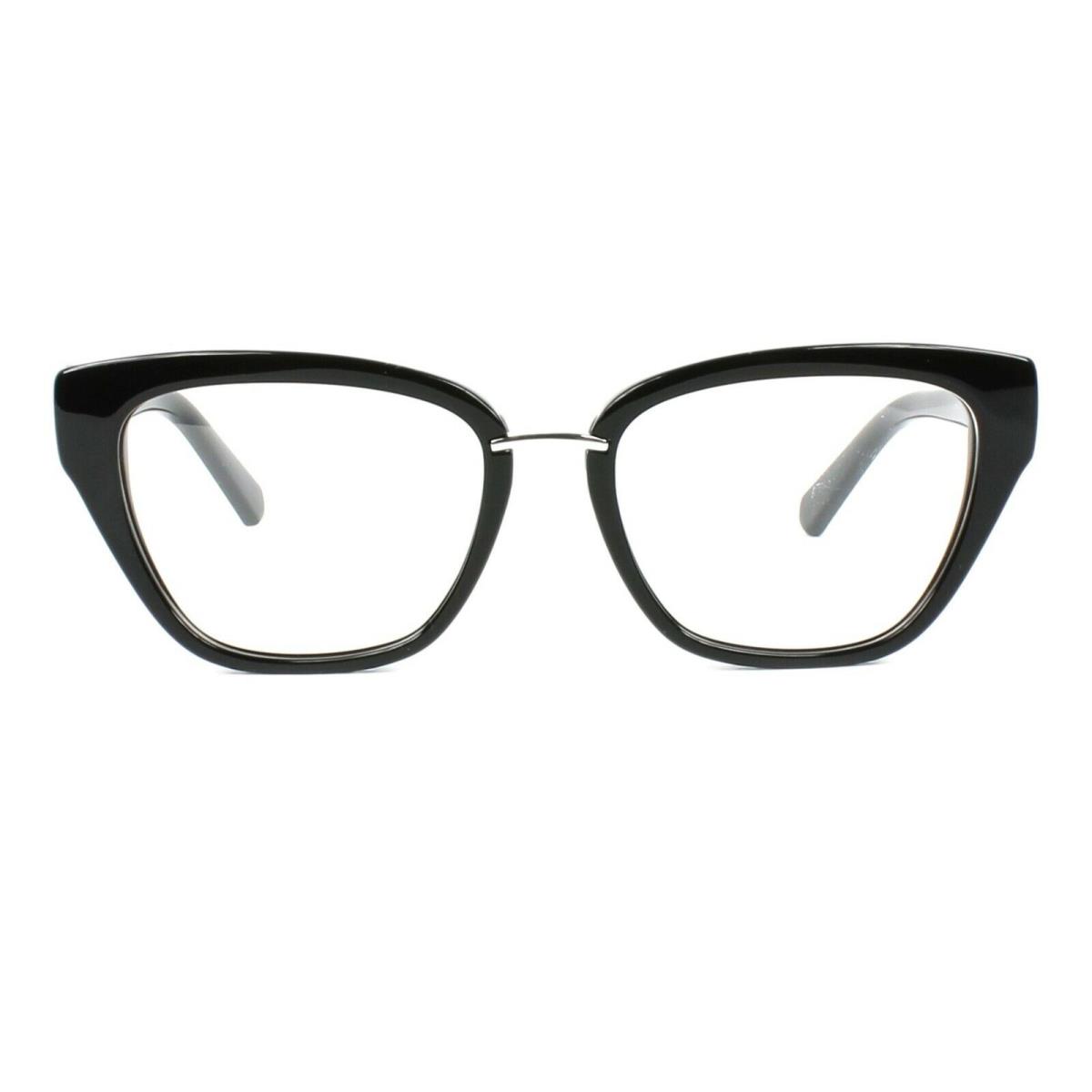 Swarovski SK5251 SW5152 5152 001 Black Bold Cat Eye Eyeglasses Frame 52-16-140