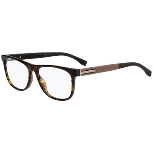 Hugo Boss 0985 086 Eyeglasses Dark Havana Frame 55mm