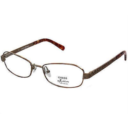 Guess By Marciano 139-GLD-53 Havana Eyeglasses