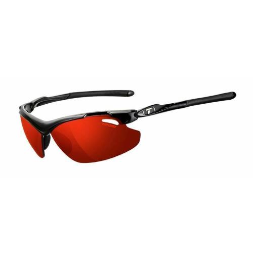 Tifosi Optics Tyrant 2.0 Sunglasses Many Choices Interchngeable Lenses Gloss Black - Clarion Red, AC Red, Clear