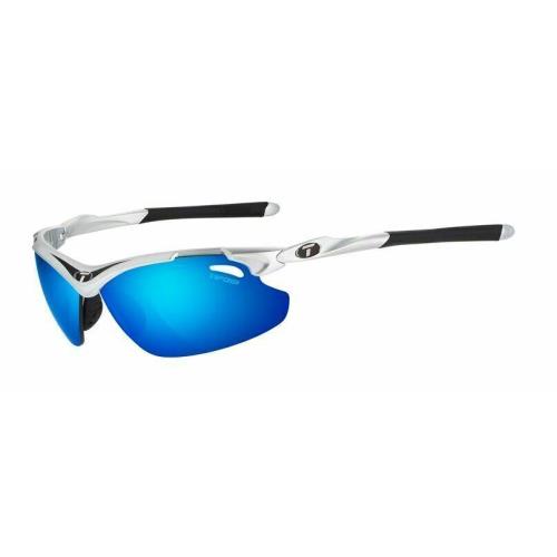 Tifosi Optics Tyrant 2.0 Sunglasses Many Choices Interchngeable Lenses Race Black - Clarion Blue Polarized