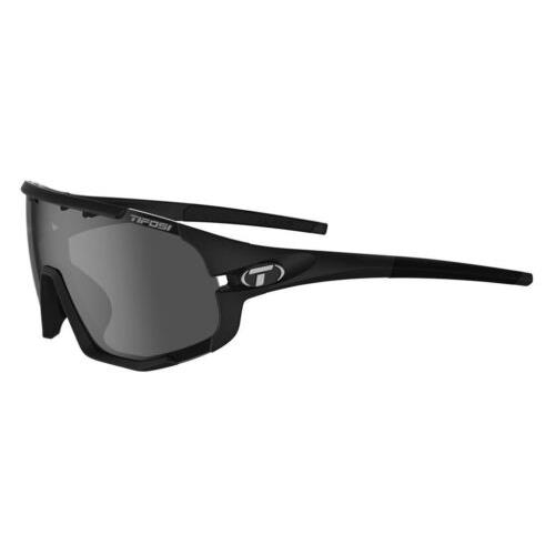 Tifosi Sledge Sunglasses Outstanding Cycling Sunglasses Matte Black - Smoke, AC Red, Clear