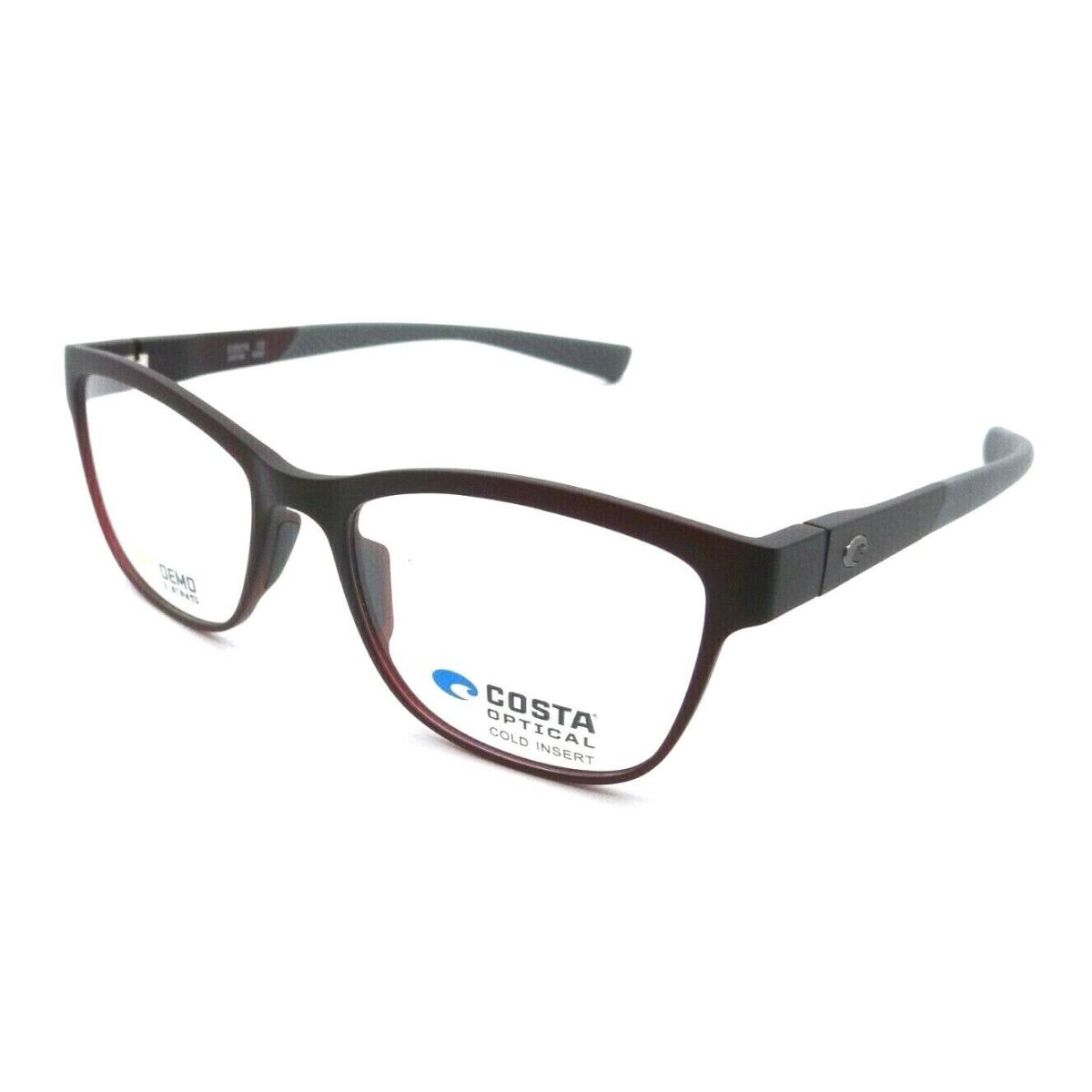 Costa Del Mar Eyeglasses Frames Ocean Ridge 210 53-18-135 Translucent Dark Red - Frame: