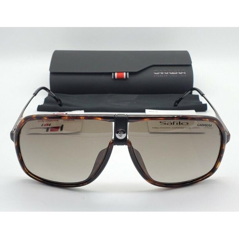 Carrera 1019/S 086HA Aviator Dark Havana 64x10-140 Sunglasses 3326