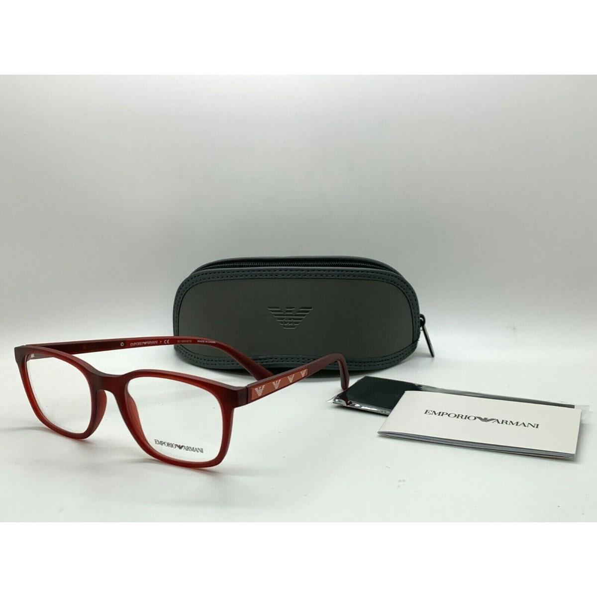 Emporio Armani Eyeglasses EA 3141 5724 Burgundy 53-19-145MM